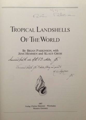 shellauction.net :: Parkinson: Tropical landshells of the world - 3839908